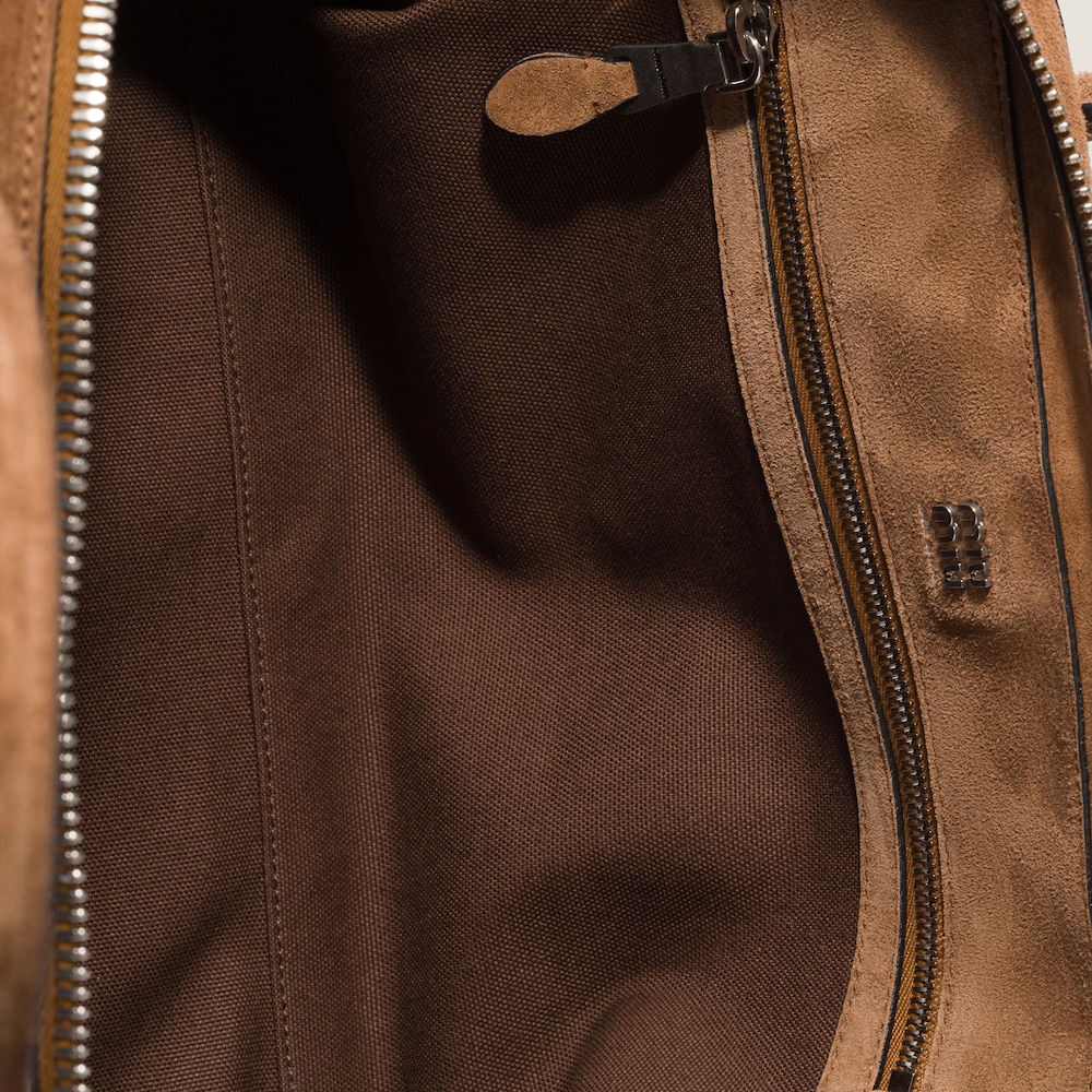 Miu Miu Vivant Suede bag Cocoa Brown