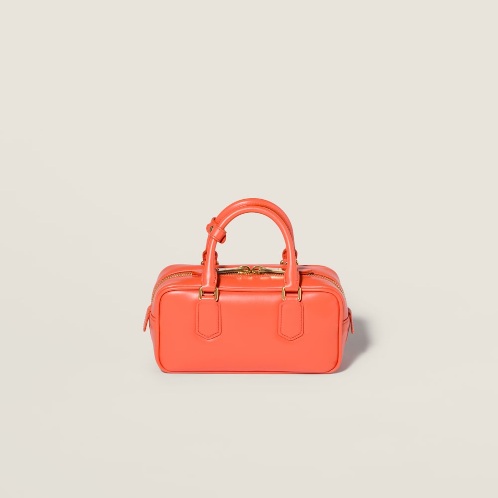 Miu Miu Arcadie leather bag Orange