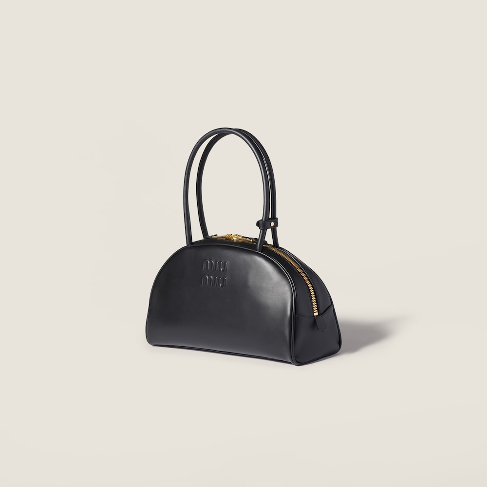 Miu Miu Beau leather bag Black