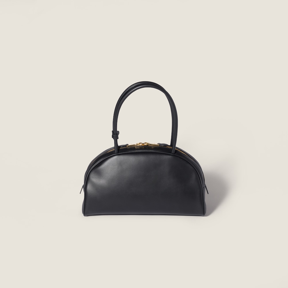 Miu Miu Beau leather bag Black