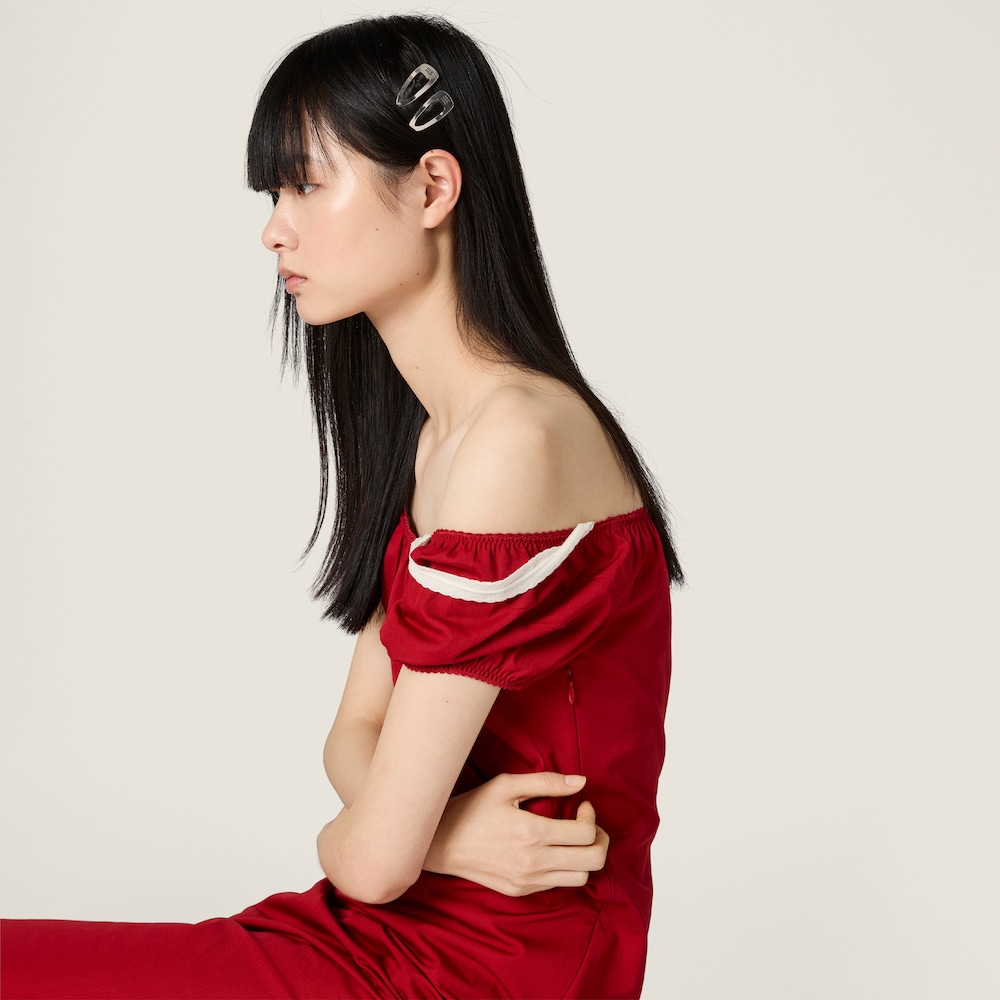 Miu Miu Metal hair clips - Steel Gray