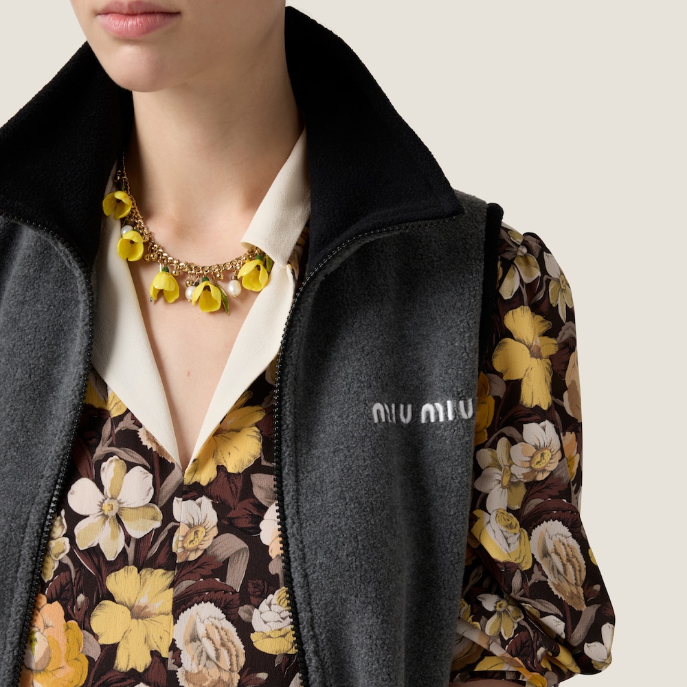 Miu Miu Fleece dress Grey