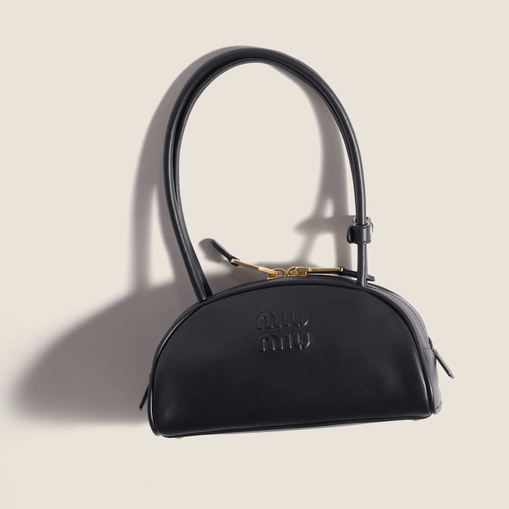 Miu Miu Beau leather bag Black