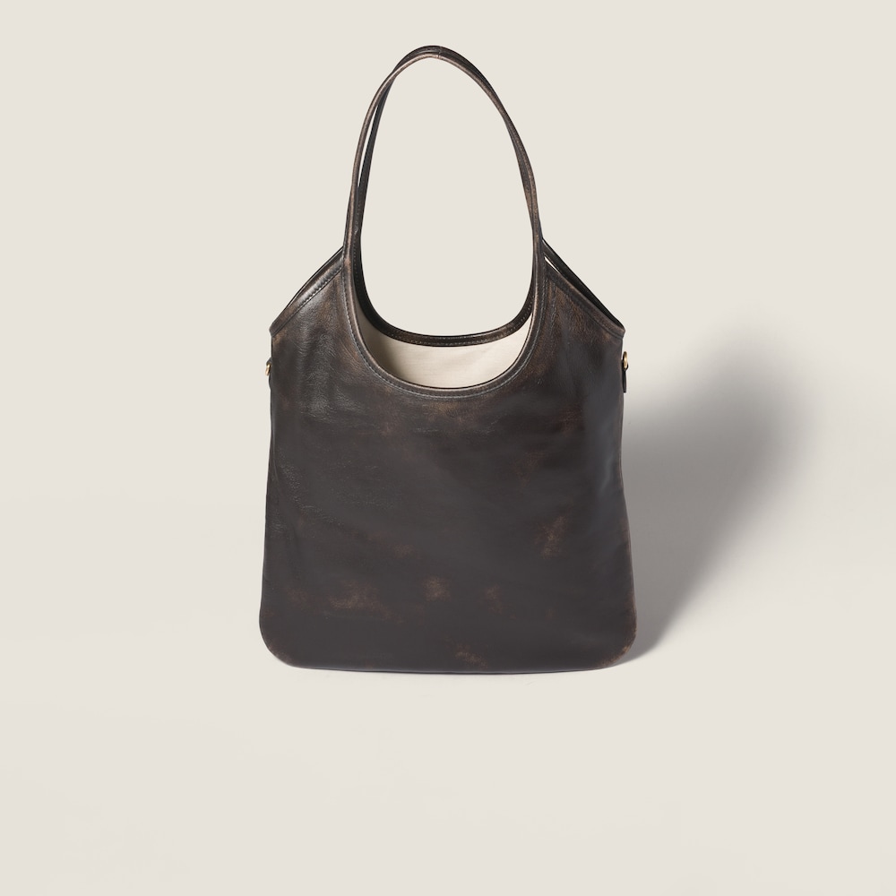 Miu Miu Ivy leather bag Coffee