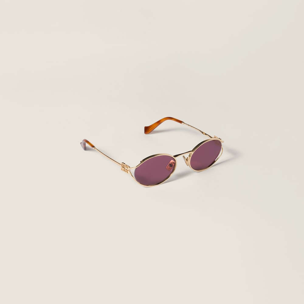 Miu Miu Logo sunglasses - Ruby Lenses