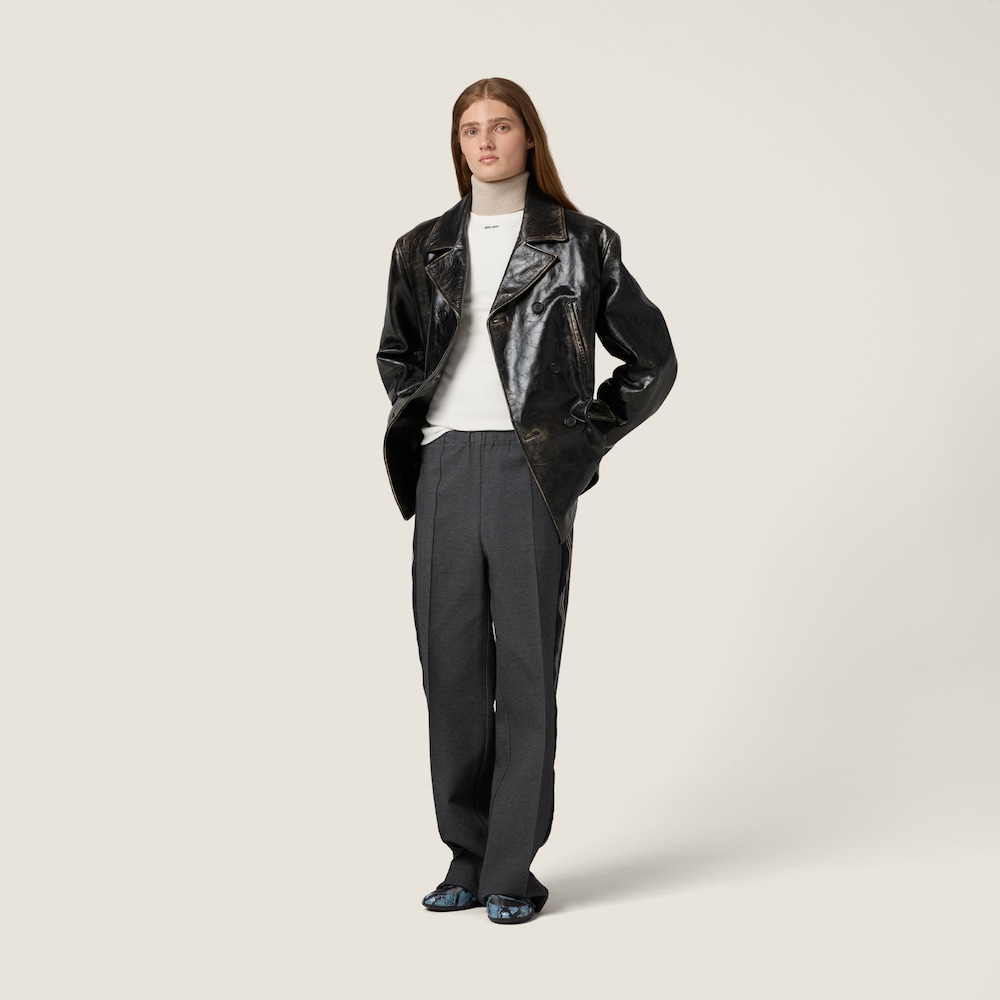 Miu Miu Cotton knit tank top White