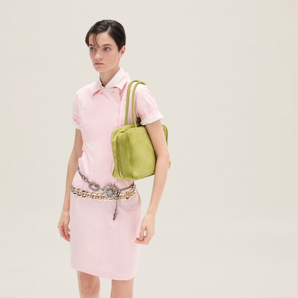 Miu Miu Metal belt with crystals - Silver