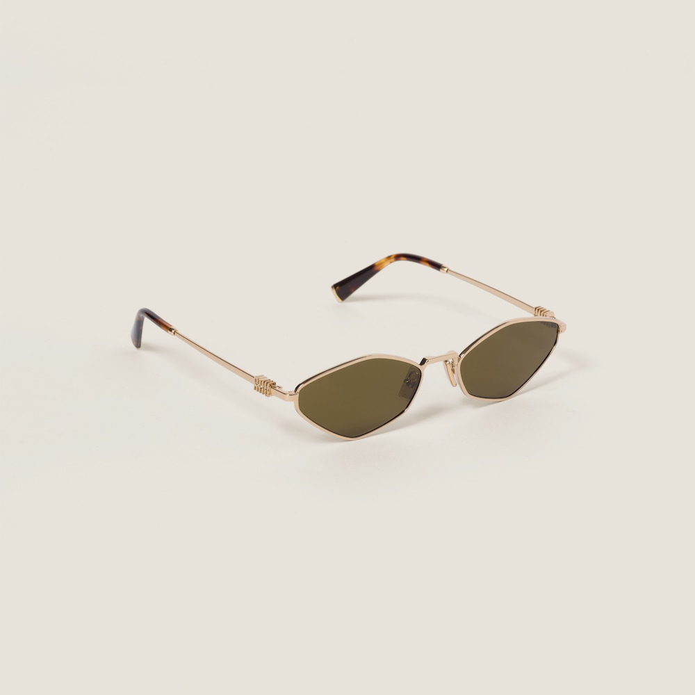 Miu Miu Logo sunglasses - Loden Green Lenses