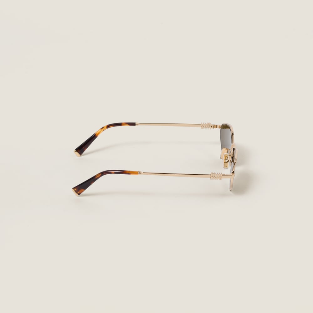 Miu Miu Logo sunglasses - Loden Green Lenses