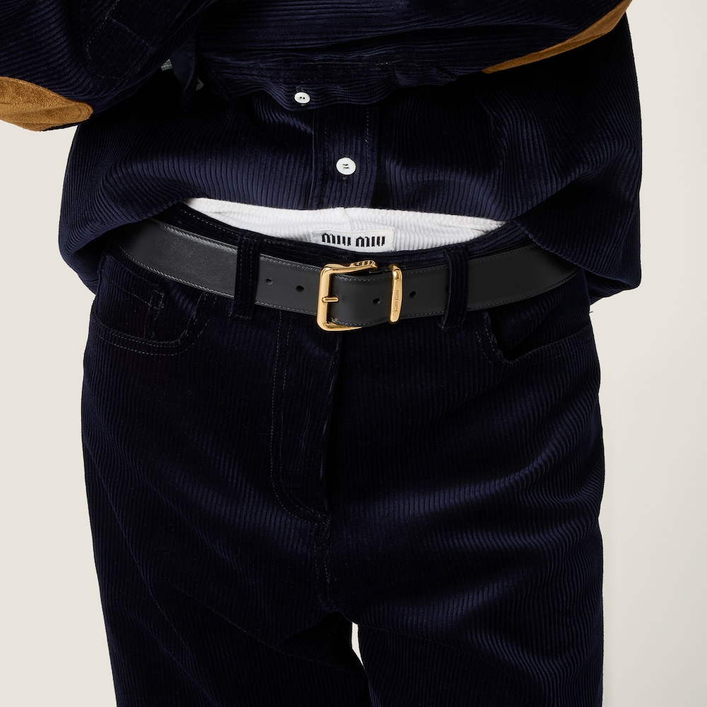 Miu Miu Corduroy pants Navy