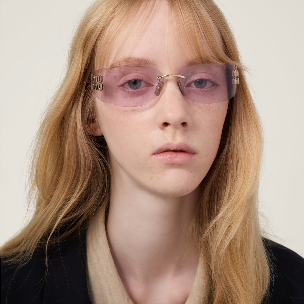 Miu Miu Aube sunglasses - Light pink lenses