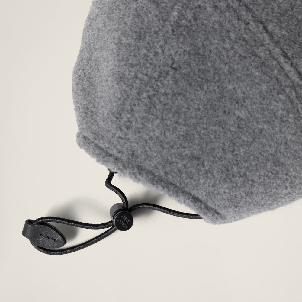 Miu Miu Fleece baseball cap - Grey