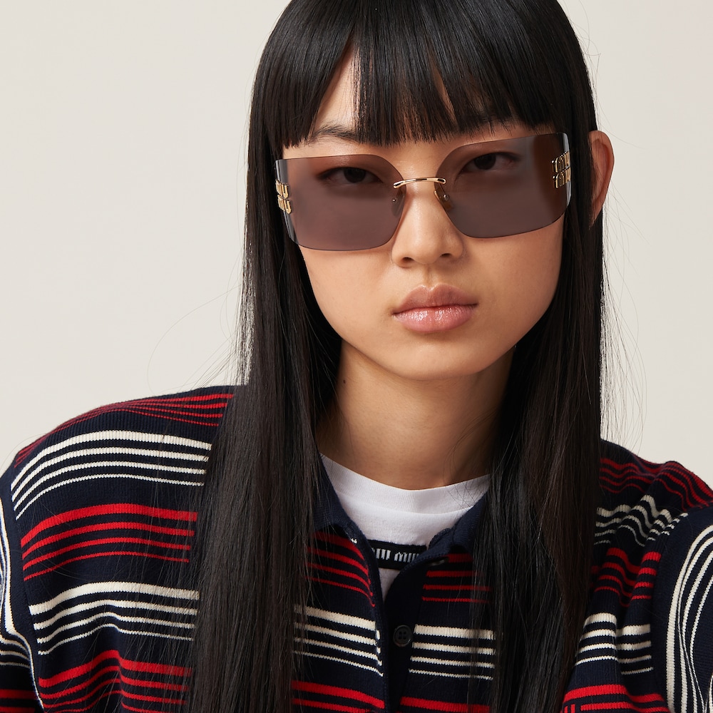 Miu Miu Aube sunglasses - Mauve Lenses