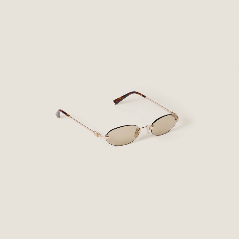 Miu Miu Logo sunglasses - Camomile Lenses