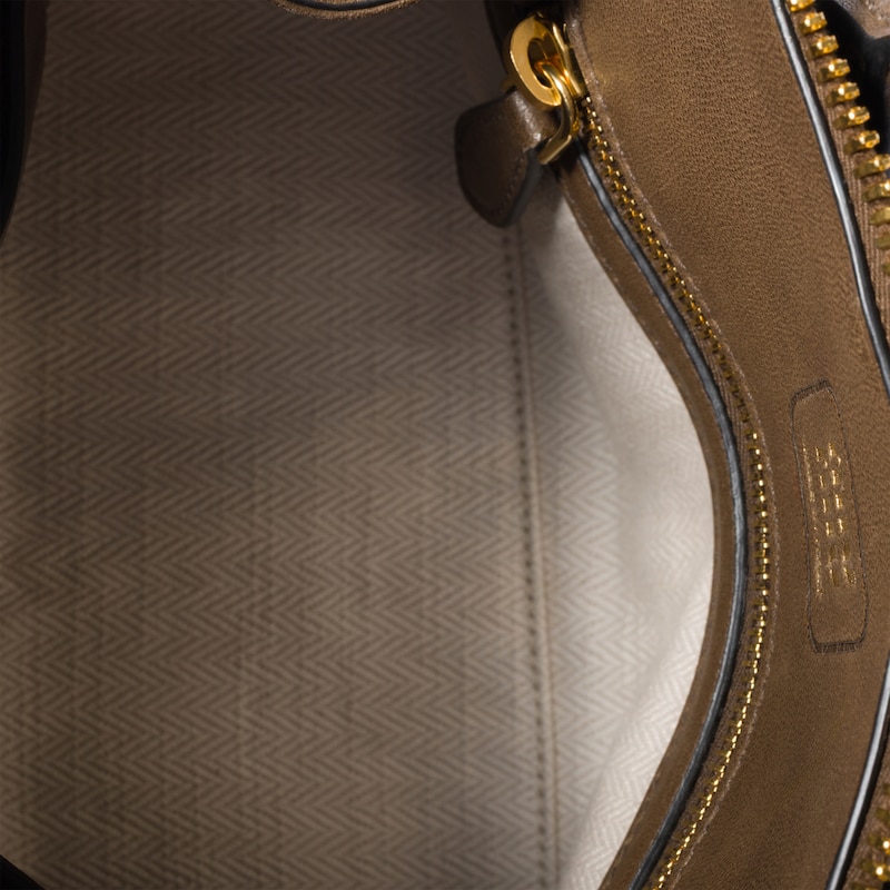 Miu Miu Aventure nappa leather top-handle bag Tundra