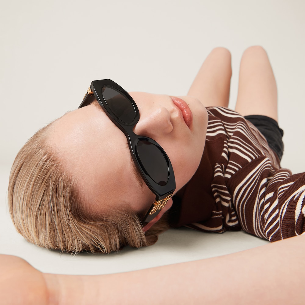 Miu Miu Glimpse sunglasses - Slate Gray Lenses