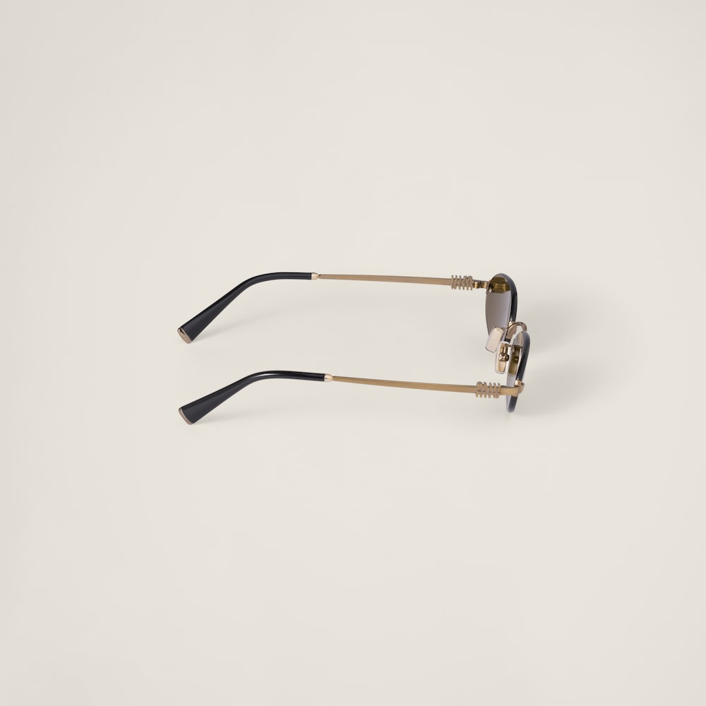 Miu Miu Logo sunglasses - Loden Green Lenses