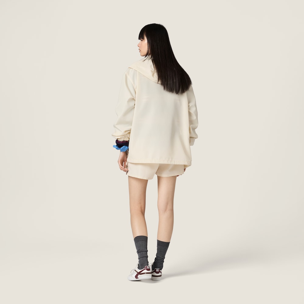 Miu Miu Technical fabric shorts Vanilla