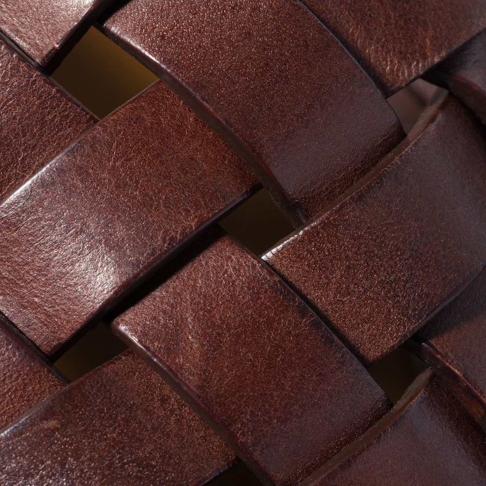 Miu Miu Leather slides Coffee