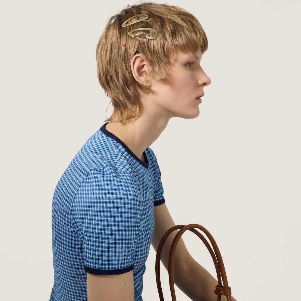 Miu Miu Metal hair clips - Gold