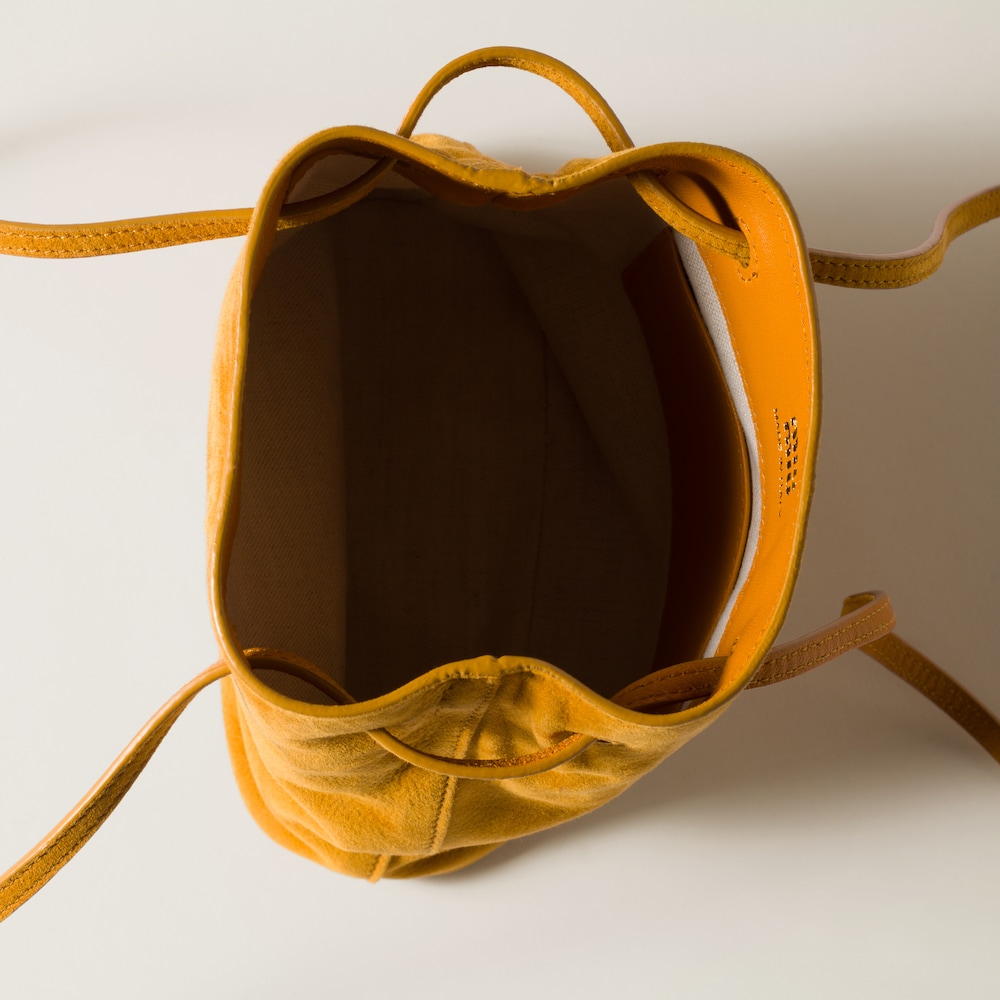 Miu Miu Suede pouch - Whiskey