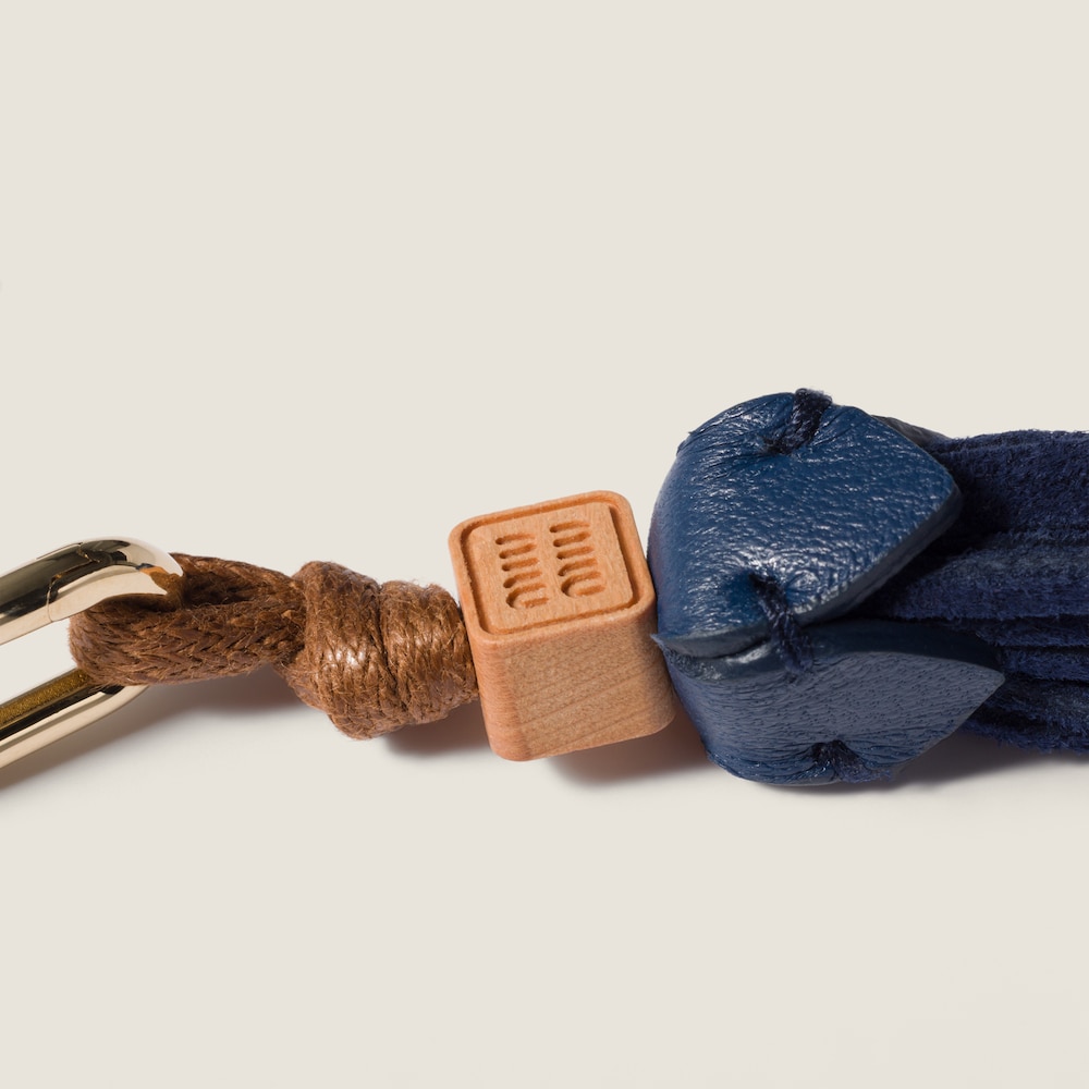 Miu Miu Leather micro trick - Bluette