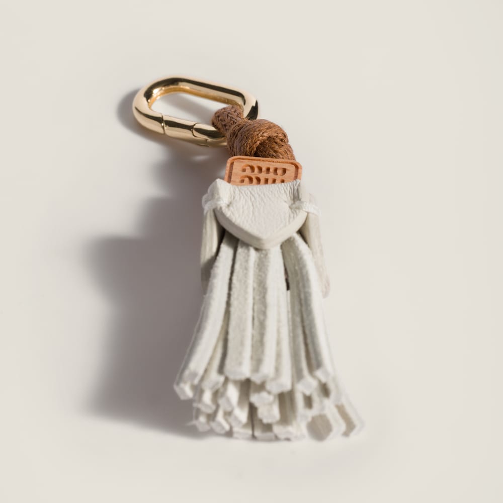 Miu Miu Leather micro trick - White