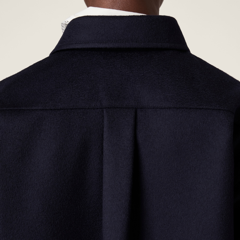 Miu Miu Velour shirt Navy