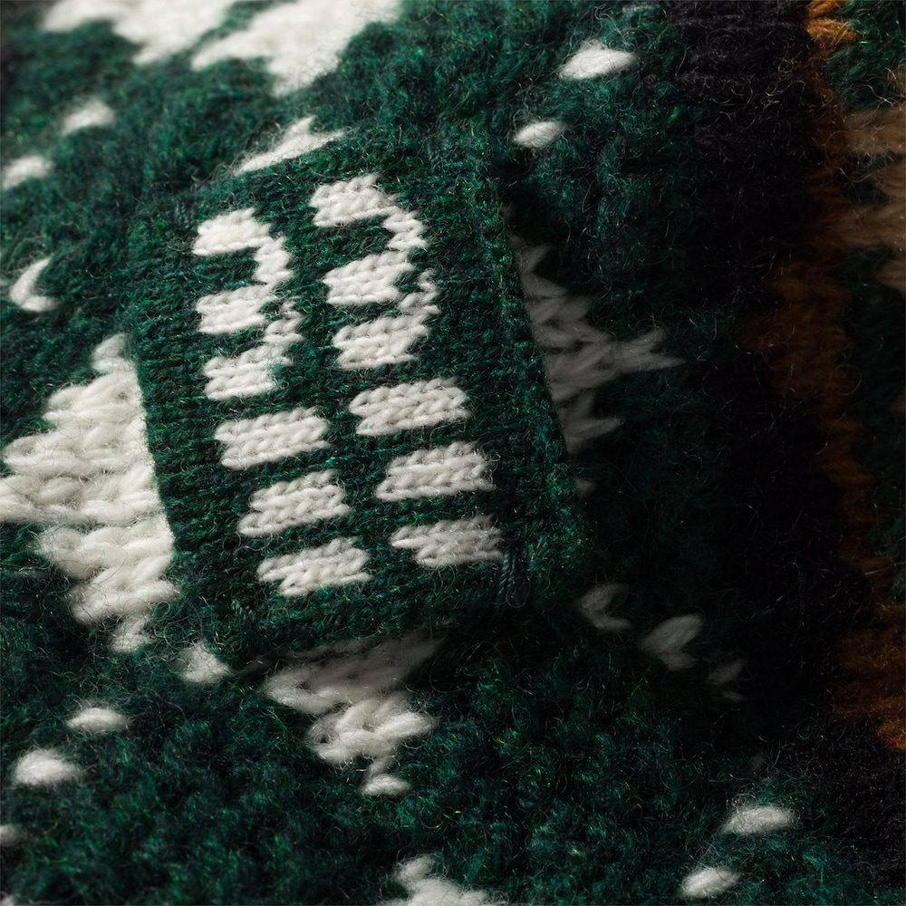 Miu Miu Wool and cashmere visor hat - Cognac/Billiard Green