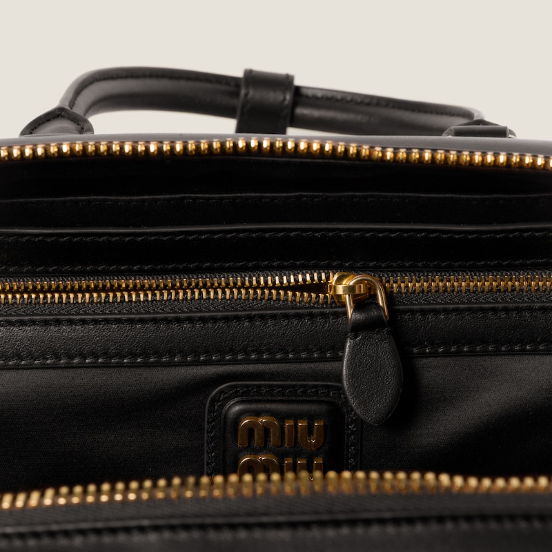 Miu Miu Arcadie leather bag Black