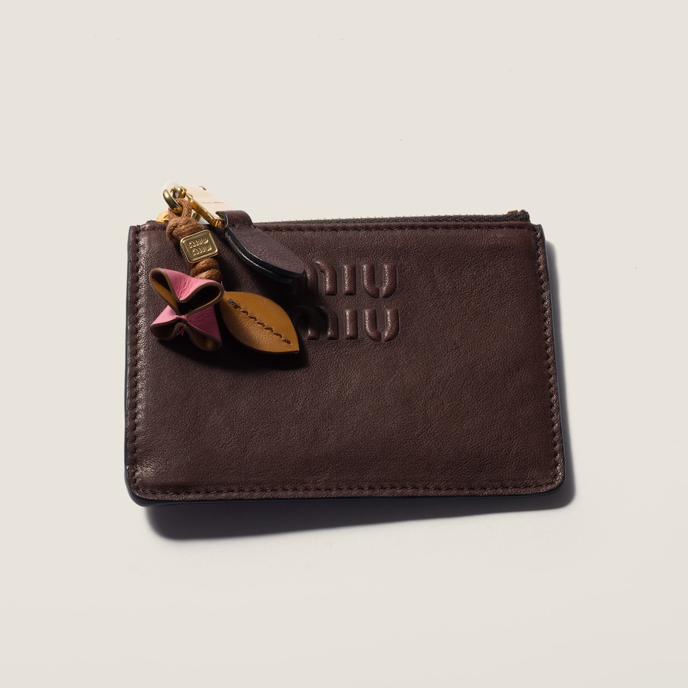 Miu Miu Leather micro trick - Begonia/Caramel