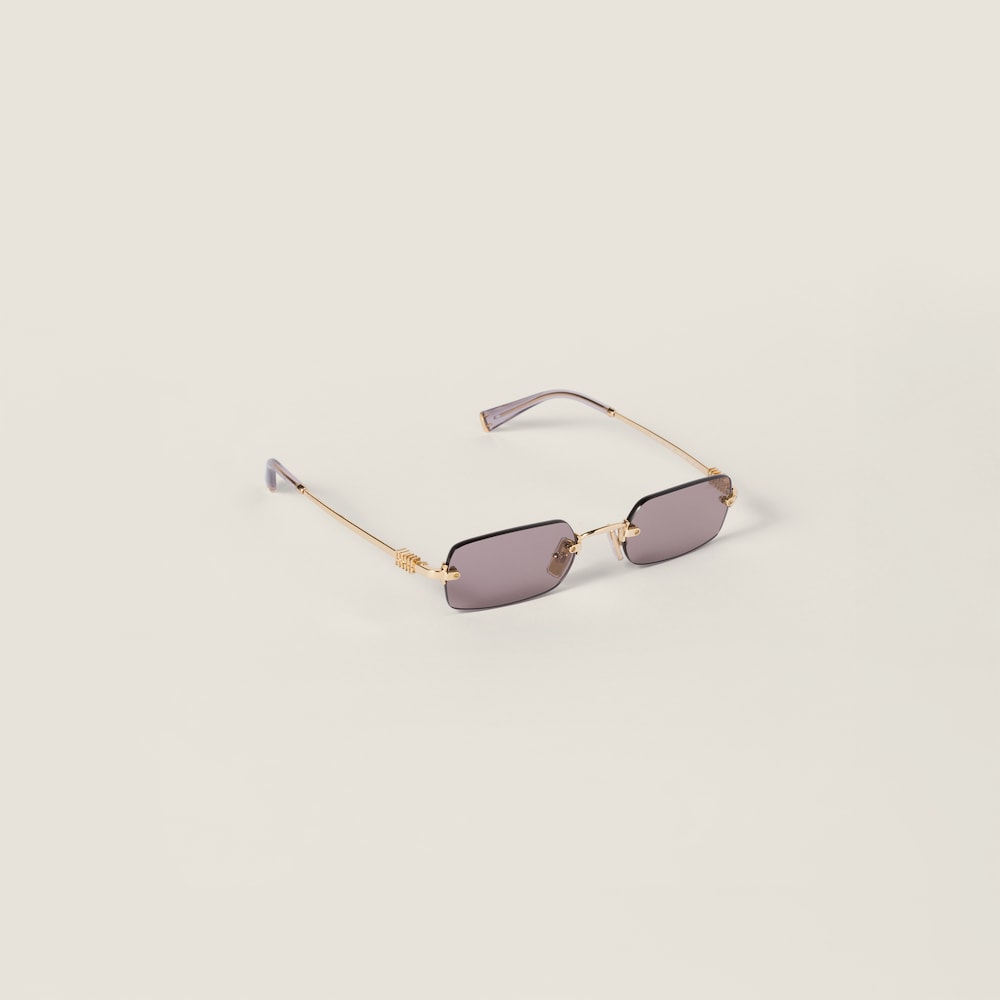 Miu Miu Eyewear Collection sunglasses - MAUVE LENSES
