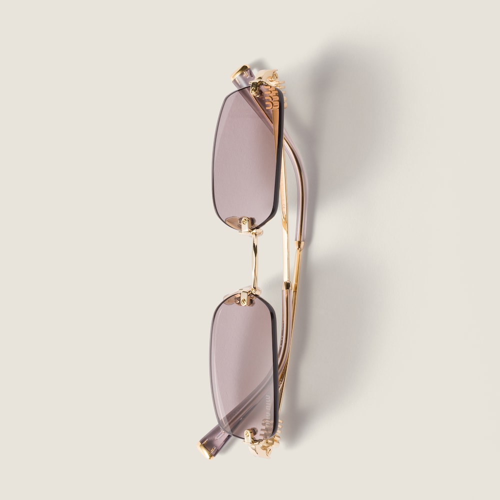 Miu Miu Eyewear Collection sunglasses - MAUVE LENSES
