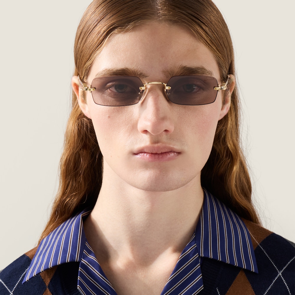 Miu Miu Eyewear Collection sunglasses - MAUVE LENSES
