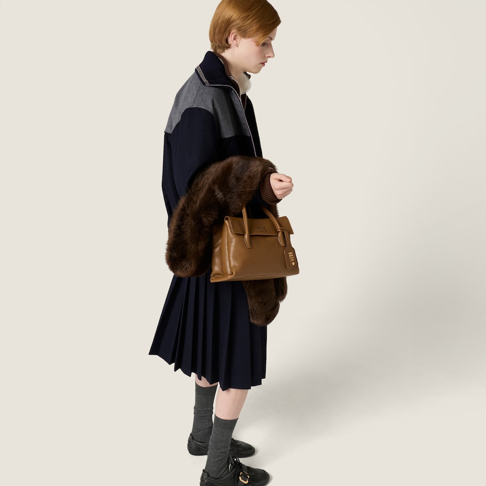 Miu Miu Velour blouson zipper jacket Blue / Grey