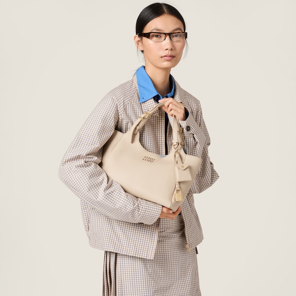 Miu Miu Leather handbag Travertine / Periwinkle